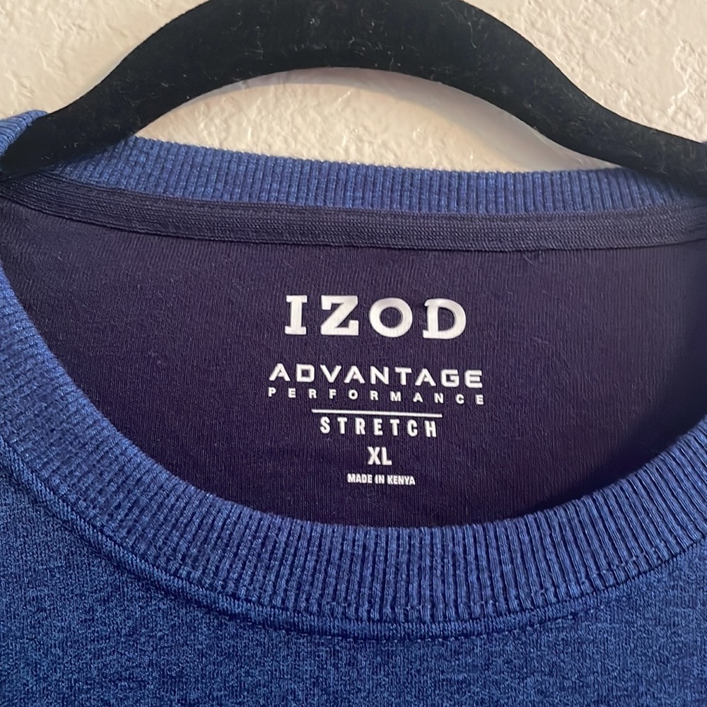 Men’s Izod Crewneck Sweater Advantage Performance Stretch XL Comfortable Light - Picture 2 of 3